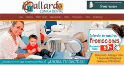 Desktop Screenshot of gallardoclinicadental.com